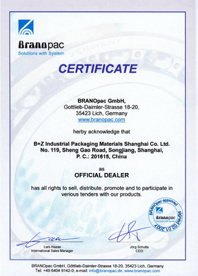 B+Z Industrial Packaging Materials (Shanghai) Co., Ltd.